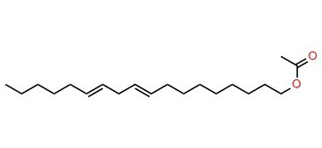 (E,E)-9,12-Octadecadienyl acetate