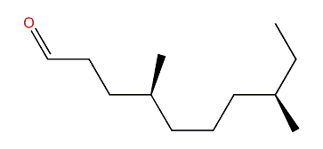 (4R,8R)-4,8-Dimethyldecanal