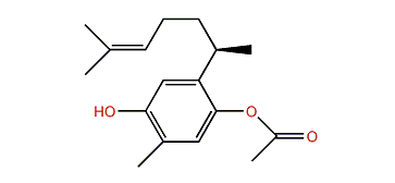 (R)-Curcuhydroquinone-1-monoacetate