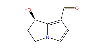 (R)-7-Hydroxy-6,7-dihydro-5H-pyrrolizidine-1-carboxaldehyde
