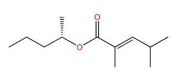 (S)-1-Methylbutyl (E)-2,4-dimethyl-2-pentenoate