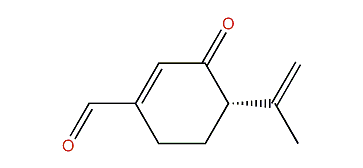 4S-4-Isopropenyl-3-oxo-1-cyclohexene-1-carboxyaldehyde