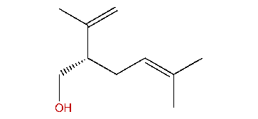 (S)-5-Methyl-2-(prop-1-en-2-yl)-hex-4-en-1-ol