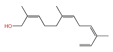 (Z,Z,Z)-2,6,10-Trimethyl-2,6,9,11-dodecatetraen-1-ol