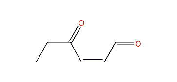 (Z)-4-oxo-2-Hexenal