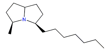 (Z,E)-5,8-3-Heptyl-5-methylpyrrolizidine