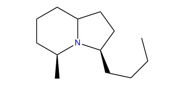 (3R,5S)-3-Butyl-5-methyloctahydroindolizine