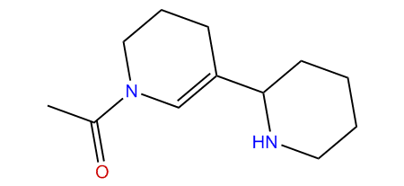 1-(5-(Piperidin-2-yl)-3,4-dihydropyridin-1(2H)-yl)ethanone