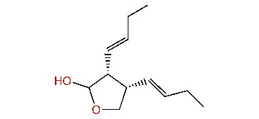 (3R,4S,1E)-3,4-bis(1-Butenyl)-tetrahydro-2-furanol