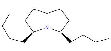 (3R,5S)-3,5-Dibutylhexahydro-1H-pyrrolizine