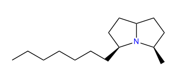 (3S,5R)-3-Heptyl-5-methylhexahydro-1H-pyrrolizine