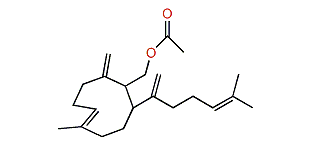 1(19),6,10(17),13-Xenicatetraen-18-ol acetate