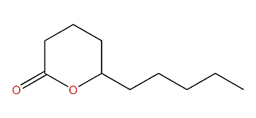 Tetrahydro-6-pentylpyran-2-one