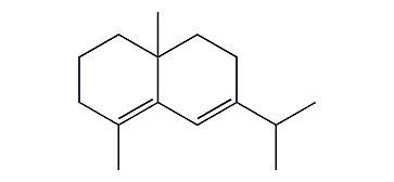 6-Isopropyl-4,8alpha-dimethyl-1,2,3,7,8,8alpha-hexahydronaphthalene