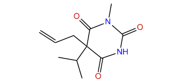 5-Allyl-5-isopropyl-1-methyl-2,4,6(1H,3H,5H)-pyrimidinetrione