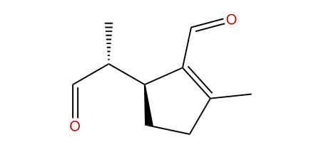 (3S,8R)-2-Methyl-5-(1-formylethyl)-1-cyclopentene-1-carbaldehyde