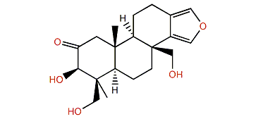3b,17,19-Trihydroxyspongia-13(16),14-dien-2-one