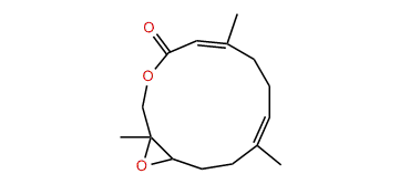 (2E,6E,10S,11S)-1,6,10-Trimethyl-3,14-dioxabicyclo[11.1.0]tetradeca-5,9-dien-4-one