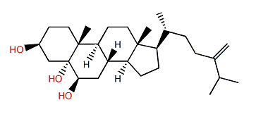24-Methylenecholestane-3b,5a,6b-triol