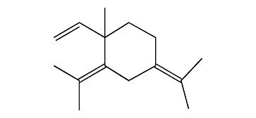 1-Methyl-2,4-bis(1-methylethylidene)-1-vinylcyclohexane