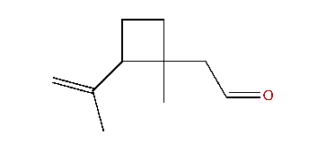 cis-2-Isopropenyl-1-methylcyclobutaneethanal