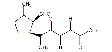 (E)-1-Methyl-2-formyl-3-(1-methylhex-3-ene-2,5-dione)-cyclopentane