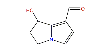 7-Hydroxy-6,7-dihydro-5H-pyrrolizin-1-carboxaldehyde