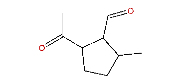 2-Methyl-5-(1-oxopropan-2-yl)-cyclopentanecarbaldehyde