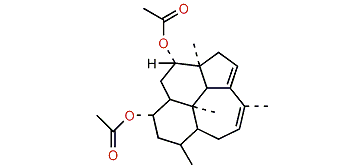 Kempa-6,8-dien-3alpha,14alpha-diol-3,14-O-diacetate