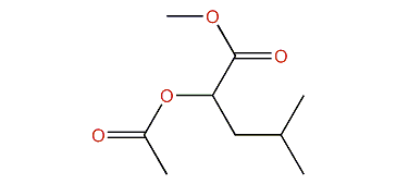 Methyl 2-acetoxy-4-methylpentanoate