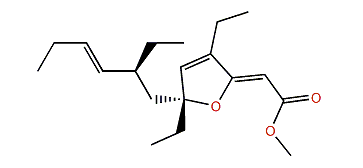 Methyl (2Z,6R,8R,9E)-3,6-epoxy-4,6,8-triethyl-2,4,9-dodecatrienoate