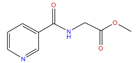 Methyl [(3-pyridinylcarbonyl)-amino]acetate