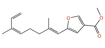 Methyl (E,Z)-5-(2,6-Dimethyl-1,5,7-octatrienyl)-furan-3-carboxylate
