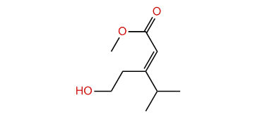 Methyl (E)-3-(2-hydroxyethyl)-4-methyl-2-pentenoate