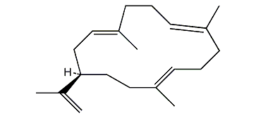 (1E,5E,9E,12R)-1,5,9-Trimethyl-12-(1-methylethenyl)-1,5,9-cyclotetradecatriene