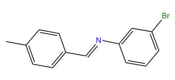 p-Methylbenzylidene-(3-bromophenyl)-amine