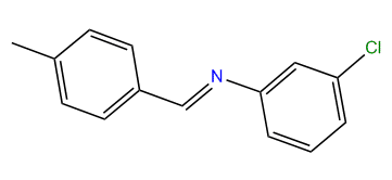 p-Methylbenzylidene-(3-chlorophenyl)-amine