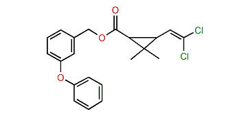3-Phenoxybenzyl 3-(2,2-dichlorovinyl)-2,2-dimethylcyclopropanecarboxylate