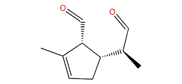 5-(1-Formylethyl)-2-methyl-2-cyclopentene-1-carbaldehyde