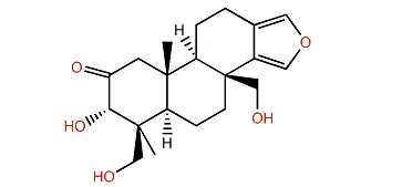 3a,17,19-Trihydroxyspongia-13(16),14-dien-2-one