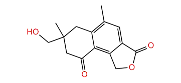 7-(Hydroxymethyl)-5,7-dimethyl-7,8-dihydronaphtho[1,2-c]furan-3,9(1H,6H)-dione