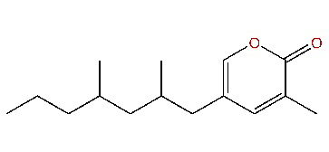 5-(2,4-Dimethylheptanyl)-3-methyl-2H-pyran-2-one