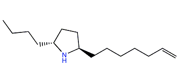 (2R,5R)-2-Butyl-5-(6-heptenyl)-pyrrolidine
