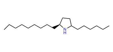 (5S)-2-Hexyl-5-nonylpyrrolidine