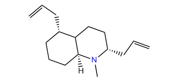 (2R,5R,8aS)-2,5-Diallyl-1-methyldecahydroquinoline