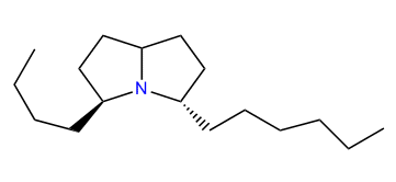 (3S,5S)-3-Butyl-5-hexylhexahydro-1H-pyrrolizine