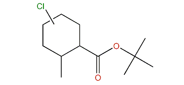 tert-Butyl 4-(and 5)-chloro-trans-2-methylcyclohexanecarboxylate