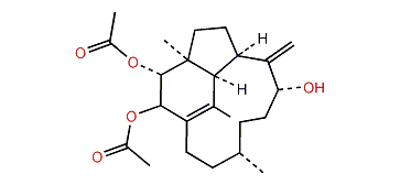 Trinervita-1(15),8(19)-dien-2beta,3alpha,9alpha-triol-2,3-O-diacetate